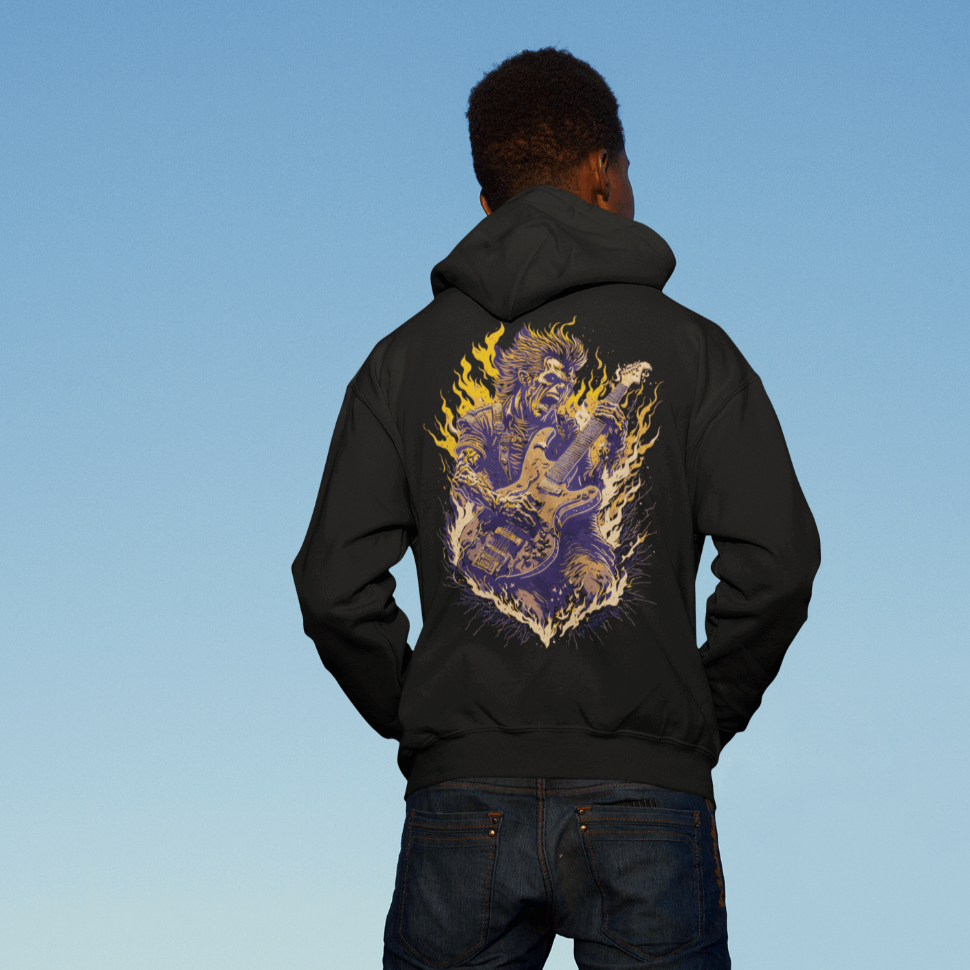 Zombie Riot Back Hoodie from Fierce Fusion