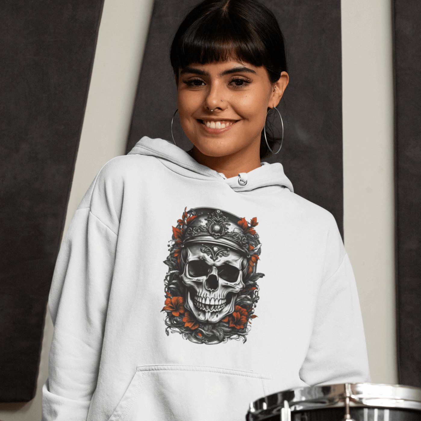 Royal Skull Hoodie from Fierce Fusion