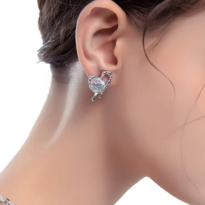 Sterling Silver Blue Stone Earrings from Fierce Fusion